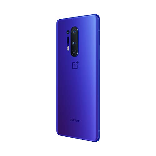 OnePlus 8 Pro (5G) Dual-SIM IN2023 256GB/12GB RAM (GSM + CDMA) Factory Unlocked Android Smartphone (Ultramarine Blue)- International Version