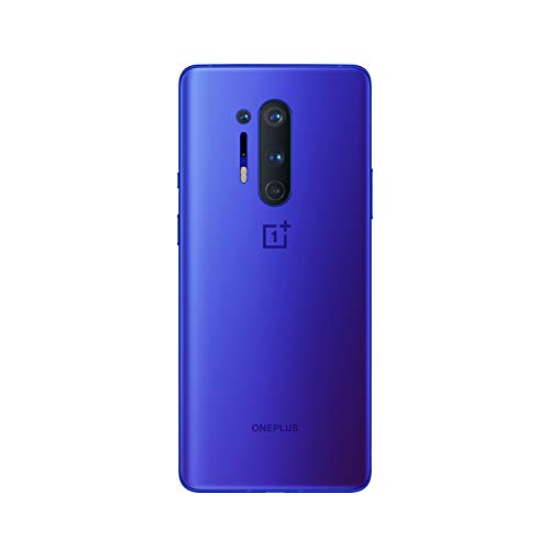 OnePlus 8 Pro (5G) Dual-SIM IN2023 256GB/12GB RAM (GSM + CDMA) Factory Unlocked Android Smartphone (Ultramarine Blue)- International Version