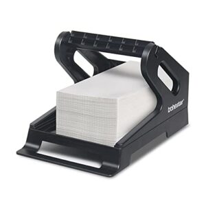 trohestar thermal label holder for rolls and fanfold labels work with desktop label printer (black)