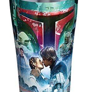 Tervis Triple Walled Star Wars Insulated Tumbler Cup Keeps Drinks Cold & Hot, 20oz - Stainless Steel, Empire 40th Collage