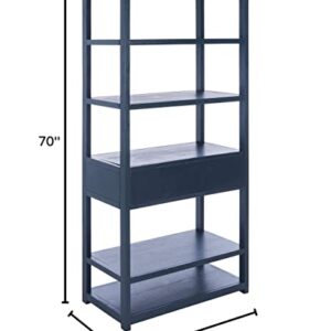 Safavieh Home Collection Johni Navy and Gold 5-Shelf Storage Etagere