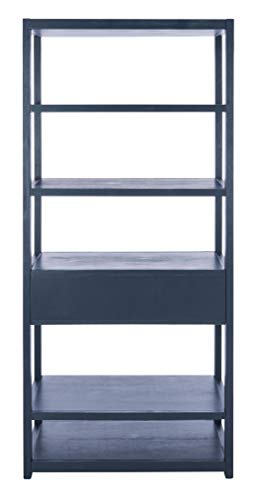 Safavieh Home Collection Johni Navy and Gold 5-Shelf Storage Etagere