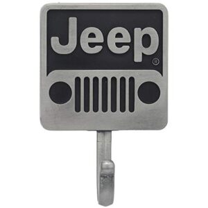 open road brands jeep grille metal wall hook - jeep wall hook for coats, jackets, keys and more
