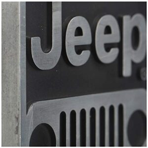 Open Road Brands Jeep Grille Metal Wall Hook - Jeep Wall Hook for Coats, Jackets, Keys and More