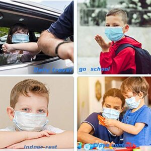 Kids Face Mask Medical 50pcs 3ply for Children Disposable Elastic String Youth Size