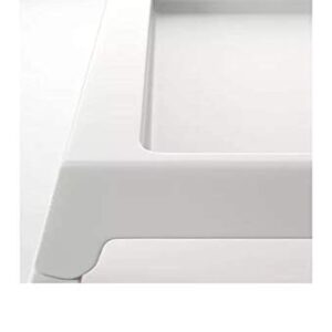 Aerglo IKEA Klipsk Multipurpose Foldable Bed Tray, 56 x 36 x 26 cm (White)