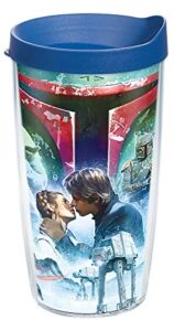 tervis made in usa double walled star wars insulated tumbler cup keeps drinks cold & hot, 16oz, empire 40th collage