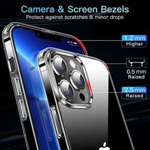 CASEKOO Crystal Clear for iPhone 12/12 Pro Case Not Yellowing Shockproof Protective Case Slim Thin Cover 6.1 inch Clear