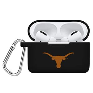 affinity bands texas longhorns silicone case cover compatible with apple airpods pro (black)