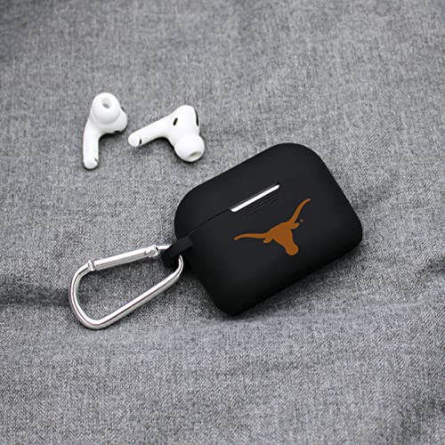 AFFINITY BANDS Texas Longhorns Silicone Case Cover Compatible with Apple AirPods Pro (Black)