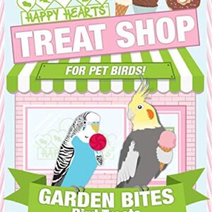 Happy Hearts Treat Shop Garden Bites Carrots and Peas Bird Treats for Cockatiels, Conures 4 oz.