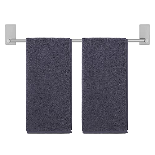 KES Self Adhesive Towel Bar, No Drill Towel Bar 24-Inch for Bathroom Towel Hangers Stick on Sticky Towel Holder SUS304 Stainless Steel Rustproof Brushed Finish, A7000S60B-2