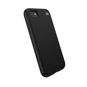 speck speck products presidio2 pro iphone se (2022)| iphone se (2020)| iphone 8| iphone 7 case, polycarbonate, black/black/white (136209-d143)