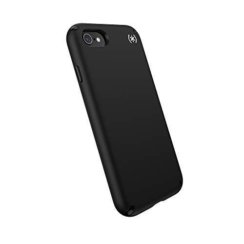 Speck Speck Products Presidio2 PRO iPhone SE (2022)| iPhone SE (2020)| iPhone 8| iPhone 7 Case, Polycarbonate, Black/Black/White (136209-D143)