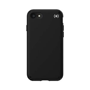 Speck Speck Products Presidio2 PRO iPhone SE (2022)| iPhone SE (2020)| iPhone 8| iPhone 7 Case, Polycarbonate, Black/Black/White (136209-D143)