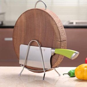 Cutting Board Storage Rack Stainless Steel Wire Chopping Board Board Holder Stand fit for Kitchen Organizer Drying Rack fit for Kitchen Storage