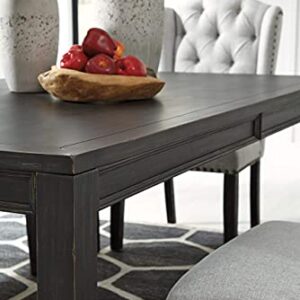 Signature Design by Ashley Jeanette Rectangular Dining Room Table, Black