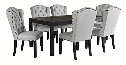 Signature Design by Ashley Jeanette Rectangular Dining Room Table, Black