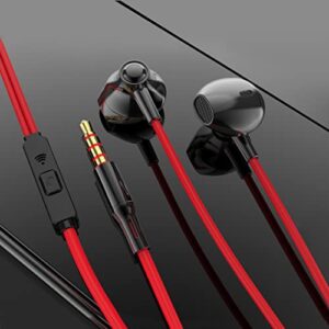 YENIE Wired Earbuds 4Pack in-Ear Headphones,with Heavy Bass Microphone,High Definition Quality Earphones for Android, iPhone, iPad, Laptops, MP3 and Most 3.5mm Interface.