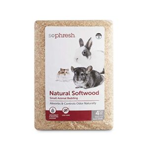 so phresh natural softwood small animal bedding, 4 cu. ft.