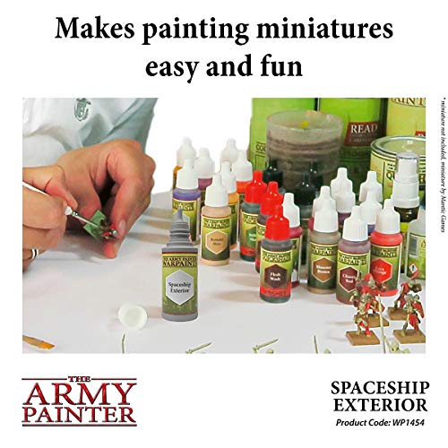 The Army Painter Spaceship Exterior Warpaint - Acrylic Non-Toxic Heavily Pigmented Water Based Paint for Tabletop Roleplaying, Boardgames, and Wargames Miniature Model Painting