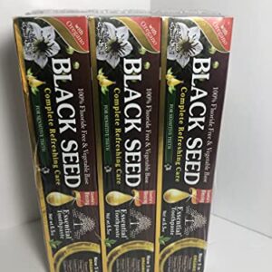 Essential Palace Organic Black Seed Toothpaste 100% Fluoride Free & Vegetable Base (6 Pack) 6.5oz