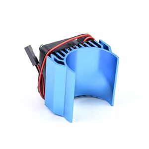 RC Brushless Motor Heatsink with Cooling Fan 540 3650 3660 3670 Motor Heat Sink Cover RC Parts for Remote Control RC Car Truck Buggy Crawler