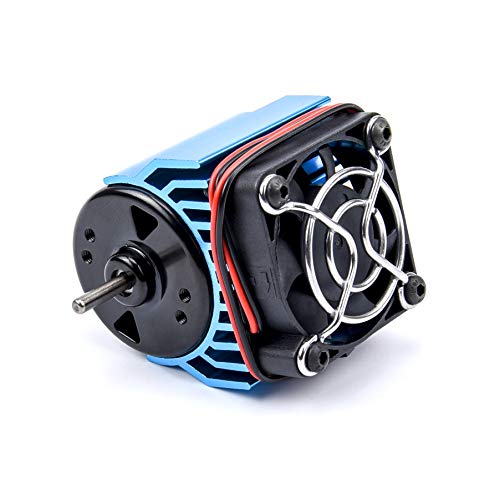 RC Brushless Motor Heatsink with Cooling Fan 540 3650 3660 3670 Motor Heat Sink Cover RC Parts for Remote Control RC Car Truck Buggy Crawler