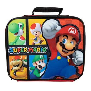 super mario brothers retro video game insulated lunchbox