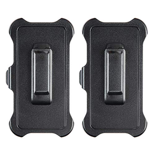 2 Pack Replacement Belt Clip Holster Compatible with OtterBox Defender Series Case for Apple iPhone 11 (6.1")