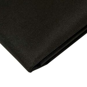 canvas waterproof fabric 6oz 58 inches wide by the yard (black,1 yard)