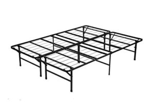 v&lx 14 inch tall high easy-assembly / no tool needed to assemble / bed frame/ no box spring needed (modern,cal king)