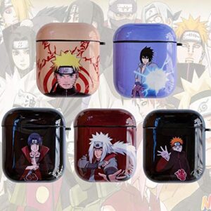 Airpods 2 / 1Case Fashion Anime Naruto, Uchiha Ltachi, Payne, Kobe 24, Cartoon Pattern Shockproof and Anti-Fall TPU Skin Airpods Case. (IMD = Mustela)