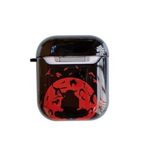 Airpods 2 / 1Case Fashion Anime Naruto, Uchiha Ltachi, Payne, Kobe 24, Cartoon Pattern Shockproof and Anti-Fall TPU Skin Airpods Case. (IMD = Mustela)