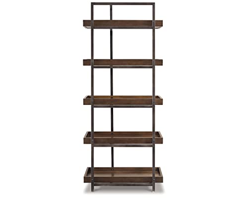 Signature Design by Ashley Starmore Industrial Entertainment Center Pier or Bookcase, Brown