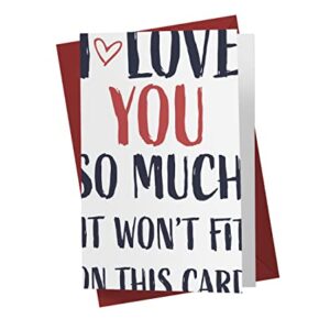 Sweet and Funny Mother's Day Card - Perfect Card for Her - Ideal Mothers Day Card - Karto - This Much You