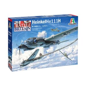 italeri 1436s 1:72 heinkel he-111h-6, faithful replica, model making, crafts, hobbies, gluing, plastic construction kit, assembly