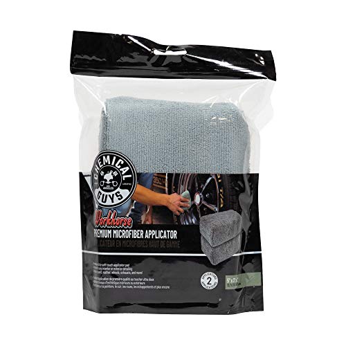 Chemical Guys MIC28502 Workhorse Premium Microfiber Applicator, Gray