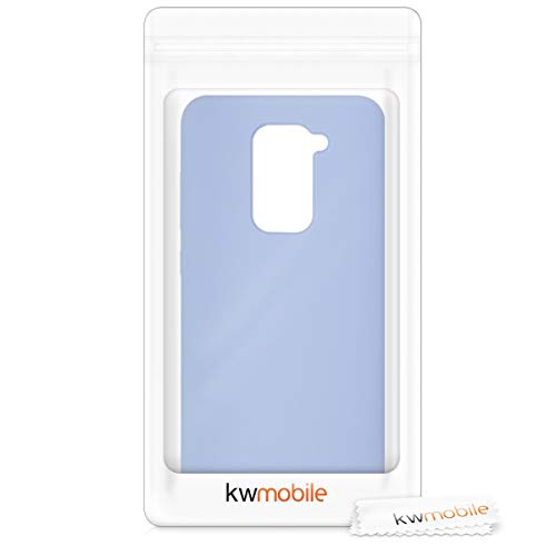 kwmobile Case Compatible with Xiaomi Redmi Note 9 Case - TPU Silicone Phone Cover with Soft Finish - Light Blue Matte
