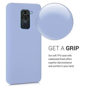 kwmobile Case Compatible with Xiaomi Redmi Note 9 Case - TPU Silicone Phone Cover with Soft Finish - Light Blue Matte