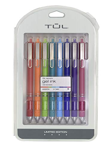 TuL Limited Edition Candy Brights Rollerball Gel Pens with Archival Grade Ink - 8 Pack