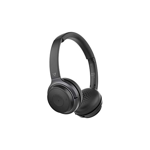 V7 HB600S Headset - Stereo - USB - Wireless - Bluetooth - 100 ft - 32 Ohm - On-Ear - Binaural - Black