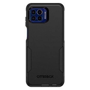 otterbox motorola one 5g commuter series case - black, slim & tough, pocket-friendly, with port protection