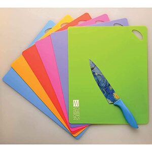 Slice Bright Flexible Cutting Mats are the Smarter, Faster and Easier Way to Prepare Your Food. Set of six Colorful Mats. From The Chef’s Vision Kitchen to Yours.