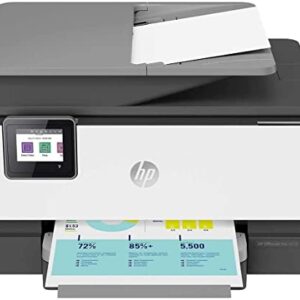 HP OfficeJet Pro 9018 All-in-One Wireless Printer with Smart Home Office Productivity & Inkjet, Color Printing, Scanner, Fax & Photo Copier, Touchscreen Panel, 3UK84A (Renewed)