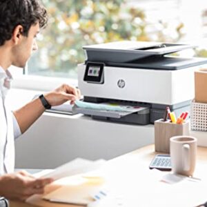 HP OfficeJet Pro 9018 All-in-One Wireless Printer with Smart Home Office Productivity & Inkjet, Color Printing, Scanner, Fax & Photo Copier, Touchscreen Panel, 3UK84A (Renewed)