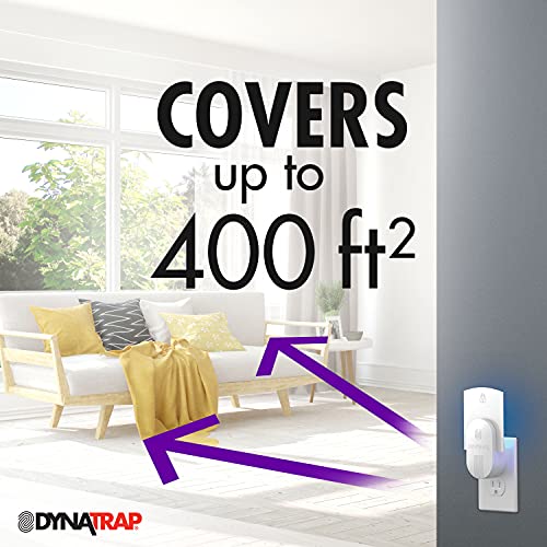 DynaTrap DT3005W-DS3 Fruit Fly, Gnat, Moth and Fly Discreet Outlet Trap - 3 Pack