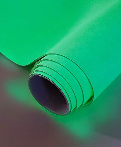 Vinyl Upholstery Glow in The Dark Polyurethane Faux Leather Crafting Fabric 54" Wide Sold by The Yard