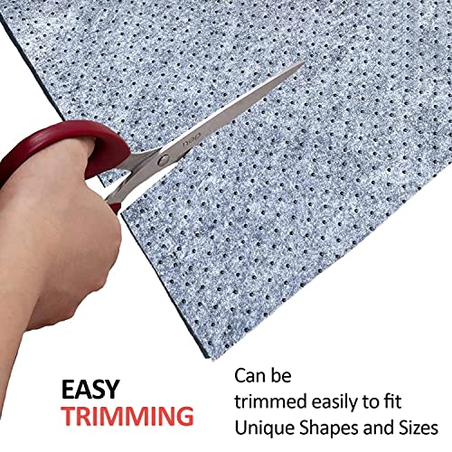 Home Must Haves Rug Pad with Non-Slip Grip, 8x10, Gray