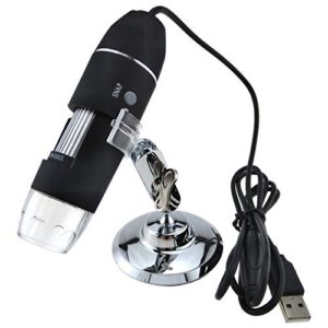 usb digital microscope 1000x magnification compatible with windows 10 mac android, handheld analysis exploration camera